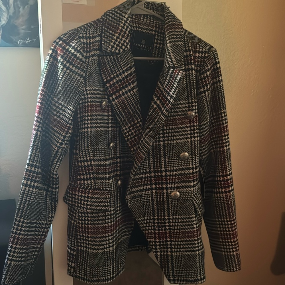 Bagatelle Collection Brand New Patterned Coat NEVER WORN!